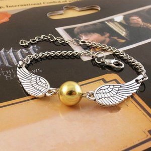 Harry Potter Gold Bracelet Magic Potter Snitch